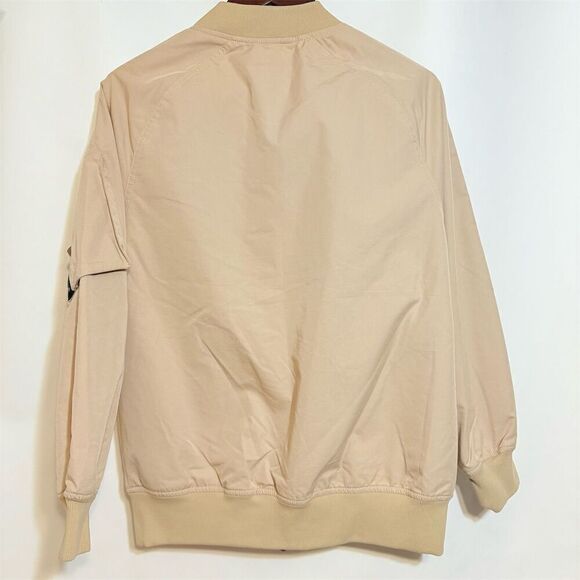 Everlane Womens Tan Oversized Bomber Jacket Size XS - Picture 3 of 8